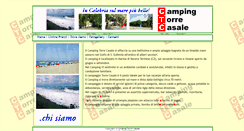 Desktop Screenshot of campingtorrecasale.it